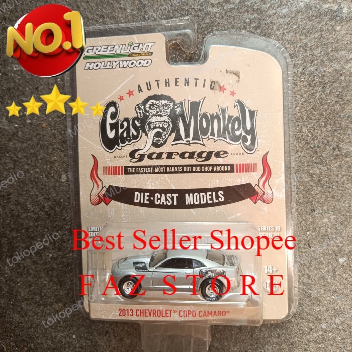 Greenlight Gas Monkey Garage  2013 Chevrolet Copo Camaro Toy FAZ Store