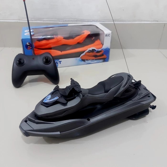 Rumi Project Mainan RC Jetski Remote Control - Motor Speed Boat Remot Kontrol Anak Toys