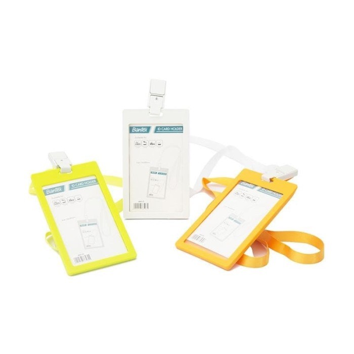 

BANTEX 8865 Id Card Holder / Name Tag dengan Tali Warna Bervariasi - Biru Muda