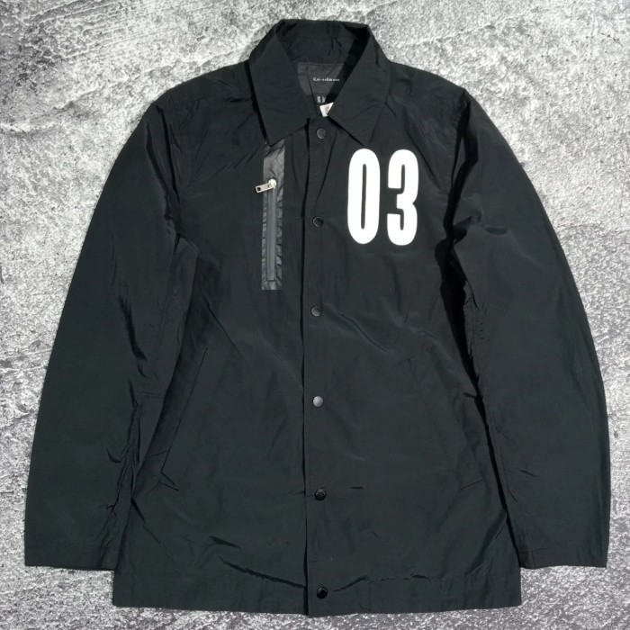 Jaket coach waterproof KAI AAKMANN hitam bagus size l