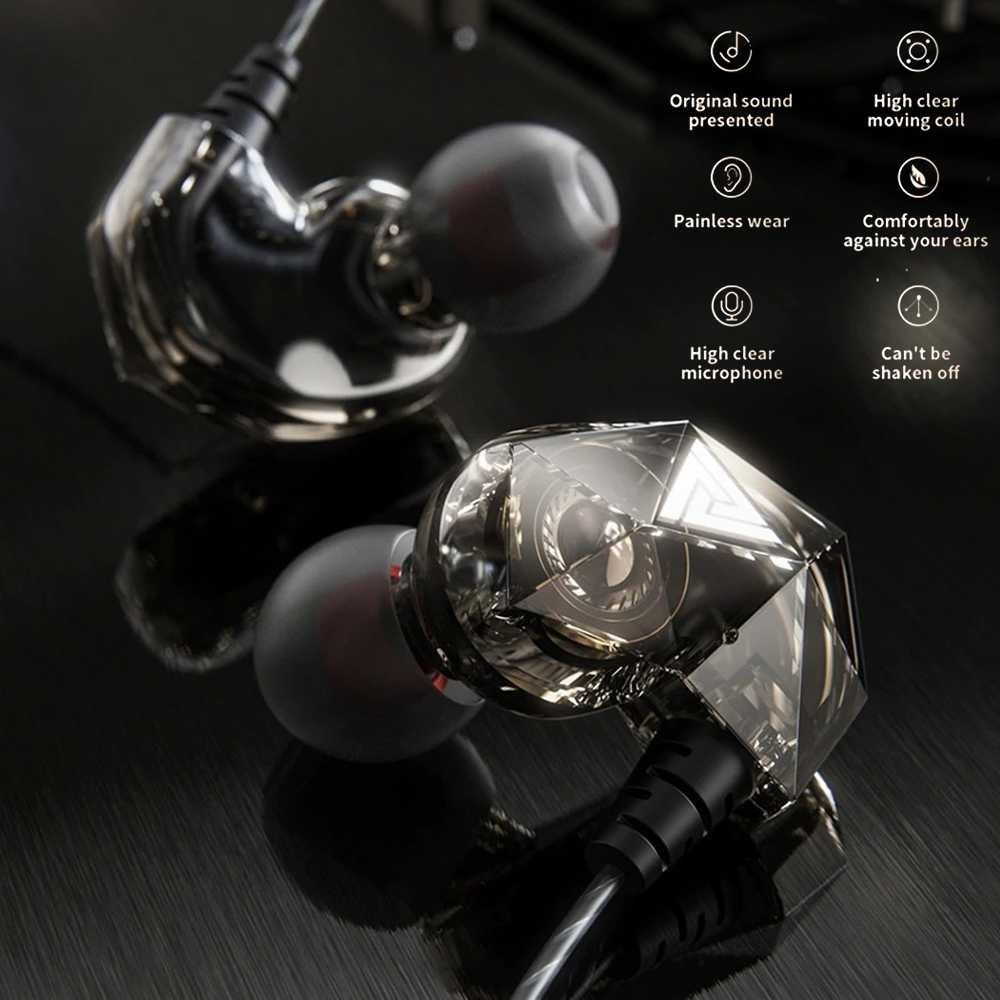 QKZ Earphone In-Ear Heavy Bass Hi-Res with Mic AUX - QKZ-AK2   ( ORI )