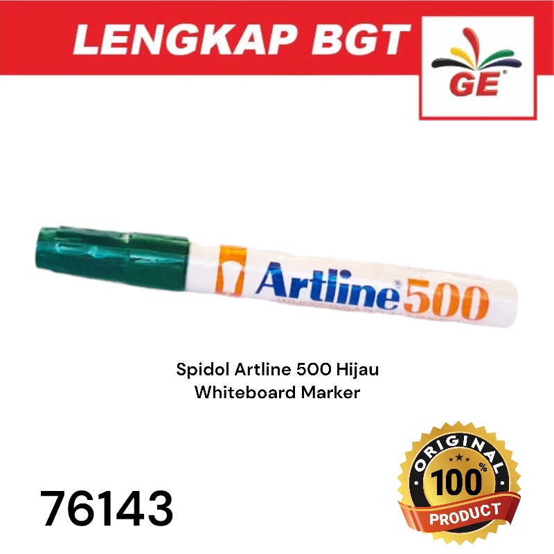 

Spidol Whiteboard ARTLINE Easily Erasable EK-500 2.0 mm Hijau - 76143