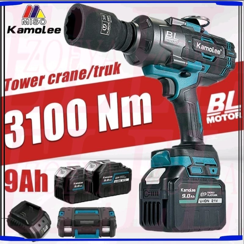 Terbaru brand Kamolee Impact Wrench 3/4" 3100N.m
