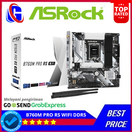 ASROCK B760M PRO RS WIFI DDR5 (Intel LGA 1700, DDR5, B760)