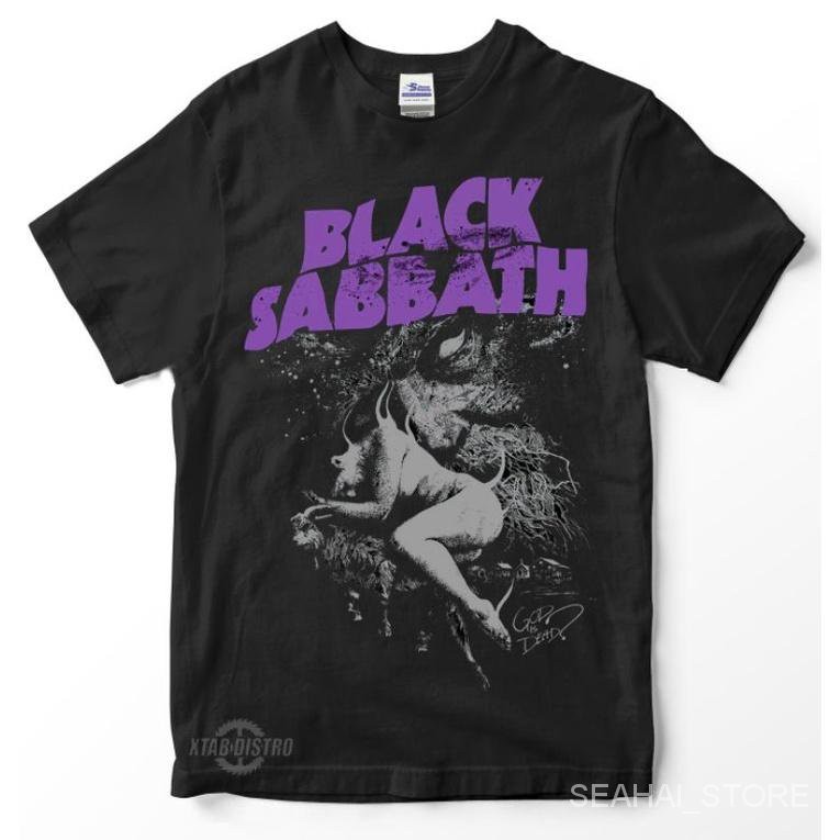 grasya t-shirt original  God is dead Premium tshirt black sabbath kaos band black sabbath born heave