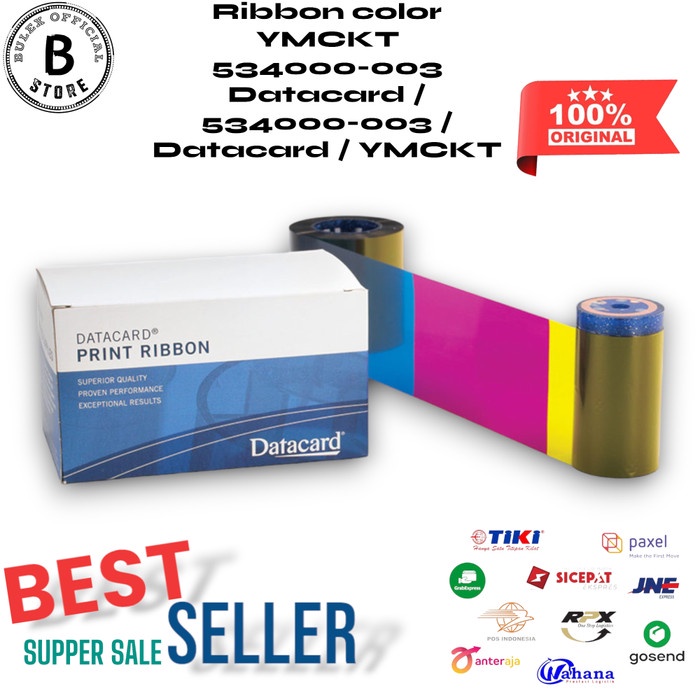 Ribbon color YMCKT 534000-003 Datacard / 534000-003 / Datacard / YMCKT