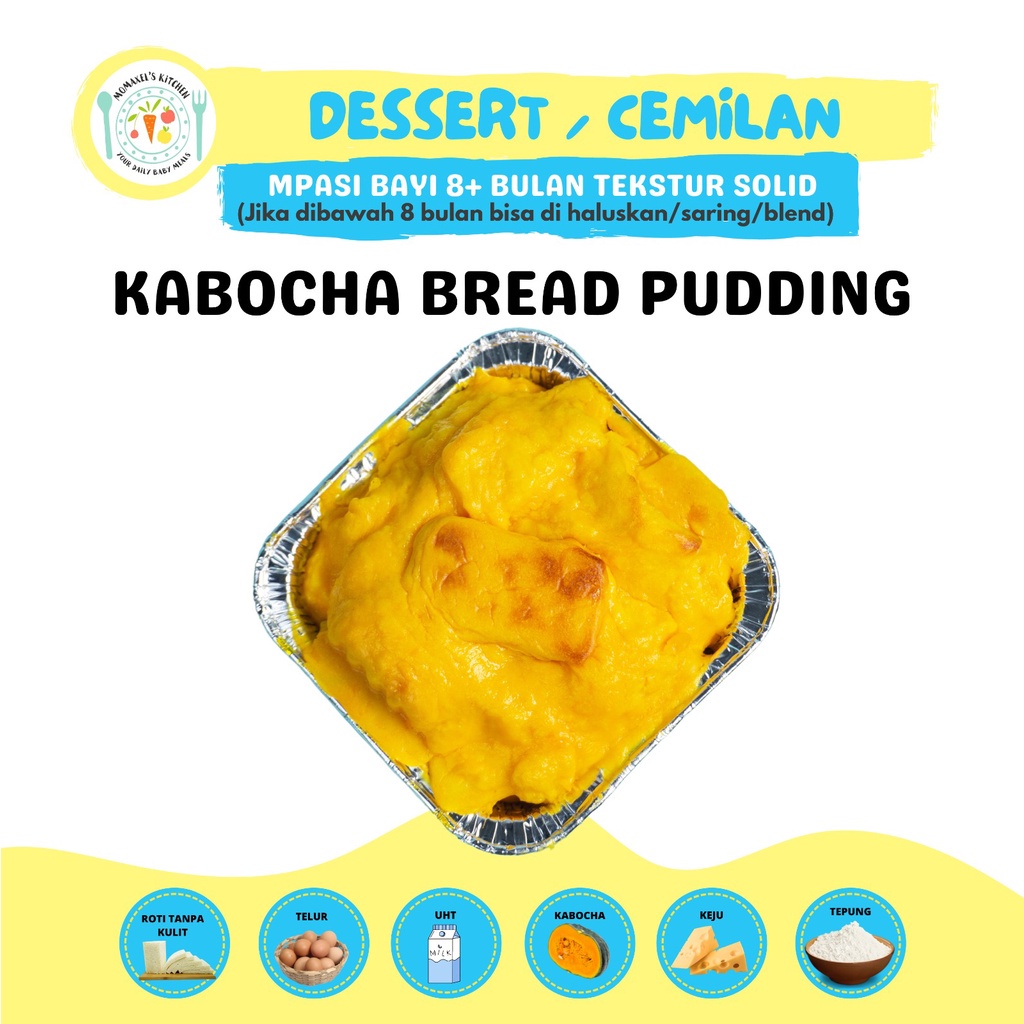

KABOCHA BREAD PUDDING (MPASI FROZEN)