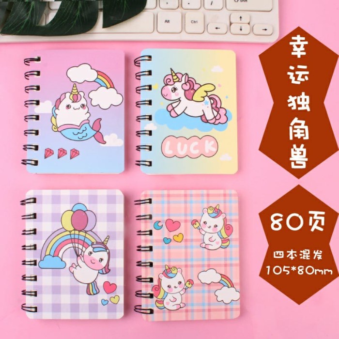 

Notebook Buku Tulis Unicorn Spiral Kado Anak Perempuan Sekolah Catatan