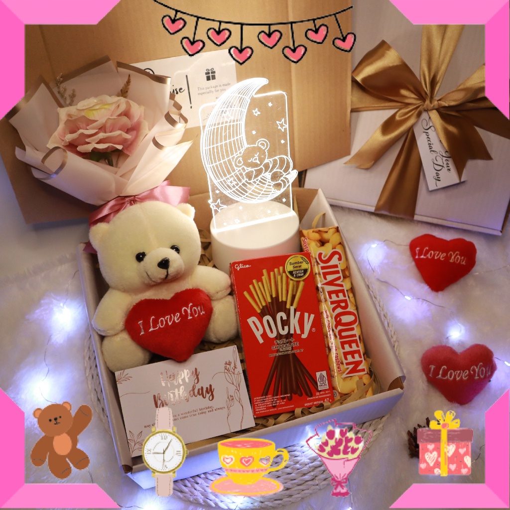 

KADO HAMPERS BAYI ANAK MUDA REMAJA PACAR KEKASIH BIKIN ROMANTIS ANNIVERSERY/ Hampers Ulang Tahun Cewek Aesthetic / Kado Wisuda Pacar / Gift Box Pacar Ultah / ULTAH LAHIRAN WISUDA JADIAN