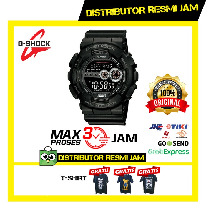 GShock GD-100-1BDR GD-100 GD100 Garansi Resmi 2 Tahun