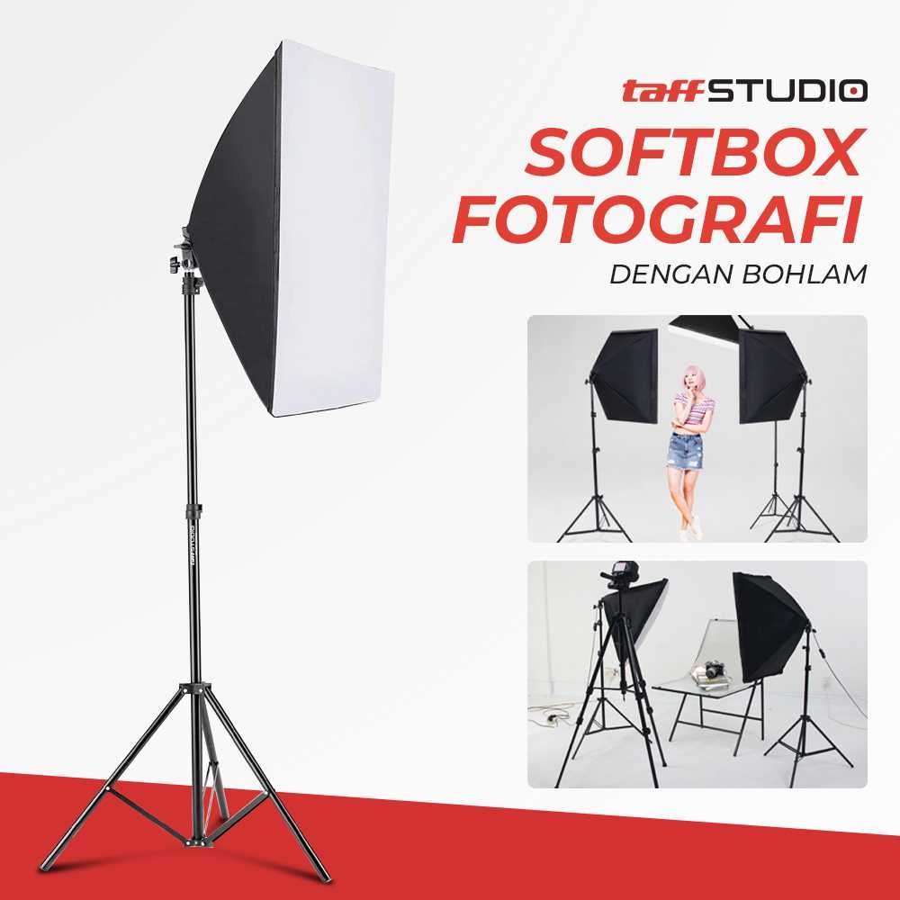Softbox Lighting Lampu Livestream Lampu Live Studio Lampu Live Streaming Softbox Live Stream Besar L
