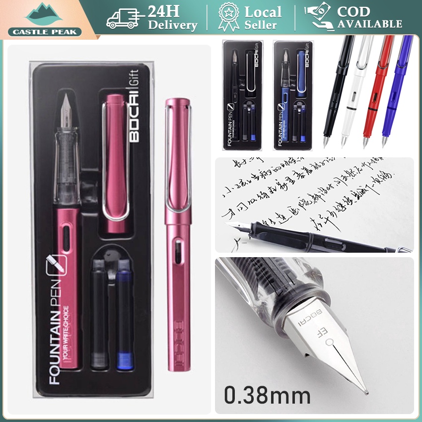 

Postur Yang Benar Fountain Pen/Pulpen/Pena/ Laser Pulpen 0.38mm/0.5mm Bahan Plastik Untuk Pelajar