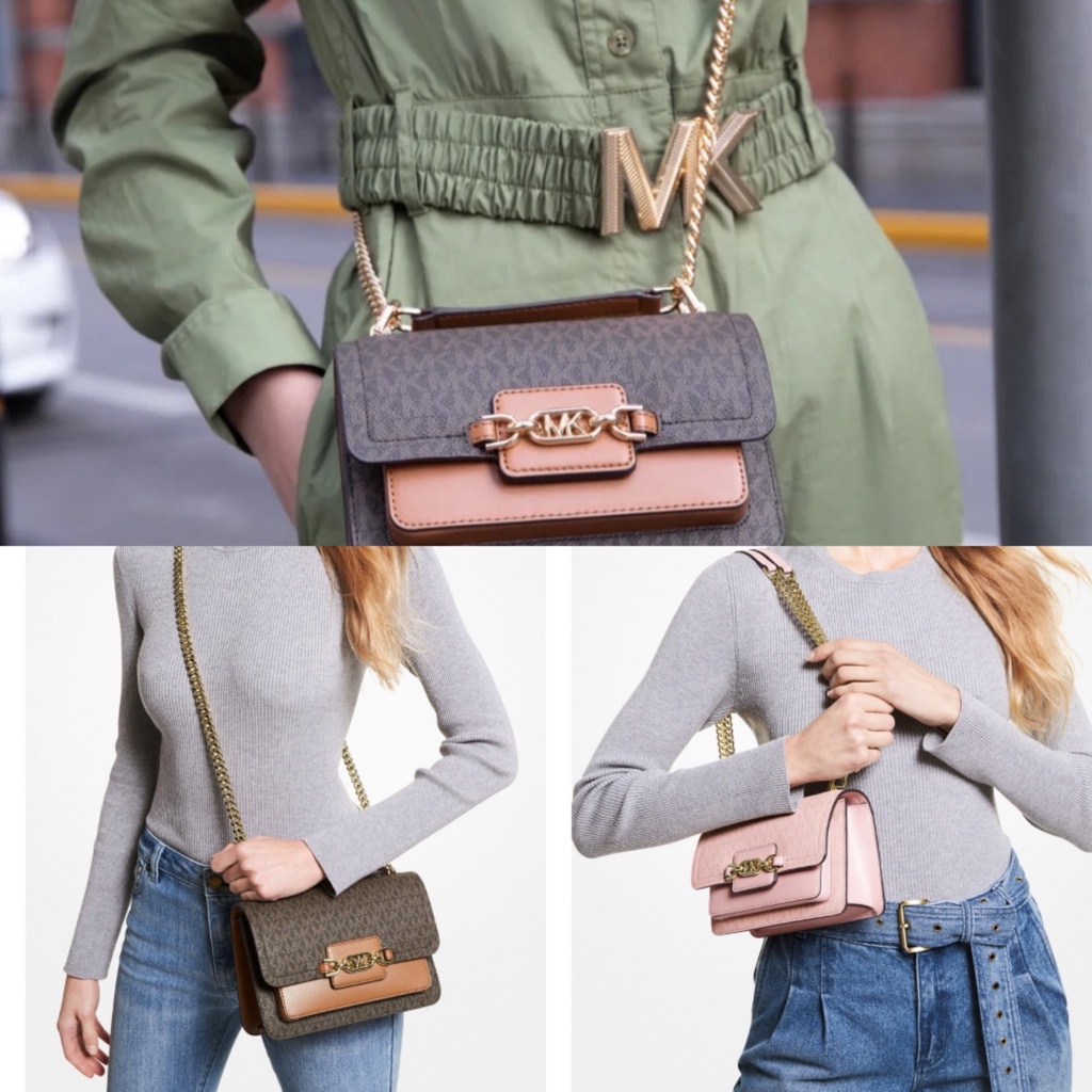 Original 2022 New MK Heather Small Presbyopia Chain Envelope Bag Crossbody Shoulder Bag M2201