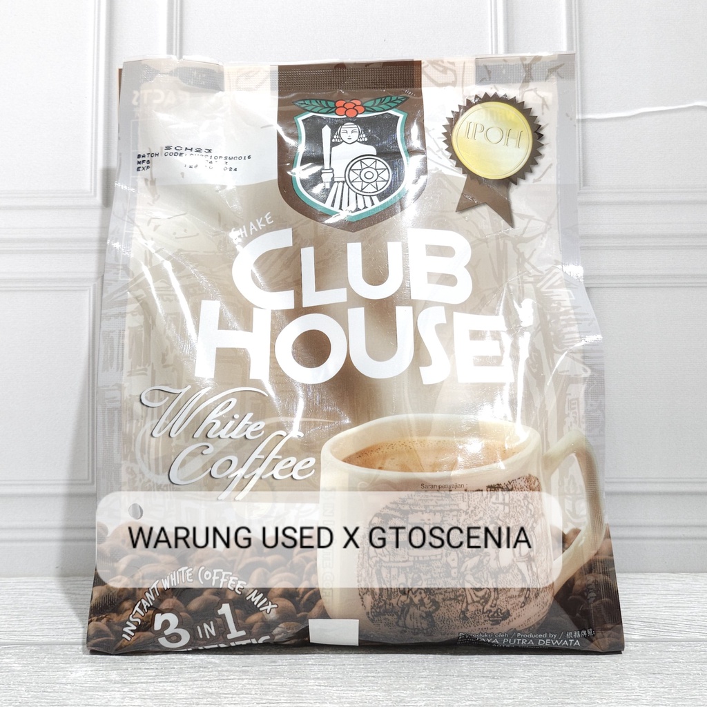 

Shake Club House 3in1 Authentic Strong White Coffee 12sx40gr HALAL (Brown)