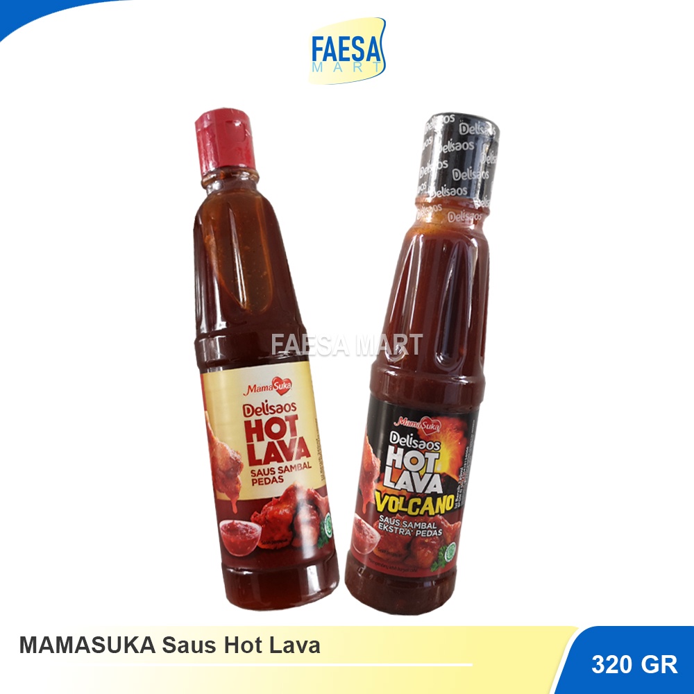 

MAMASUKA Saos/Saus Hot Lava 320gr (Botol)