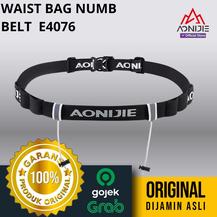 [Best Seller] AONIJIE E4076 Waist Bag Numb Belt Nomor Lari BIB Original