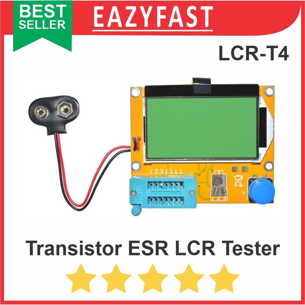 ESR LCR Meter Component Transistor Smart Tester LCR-T4