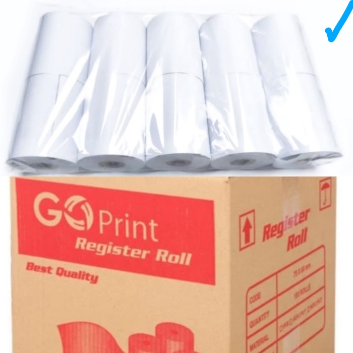 

kertas struk kertas kasir 75x60 go print 1 Pak -