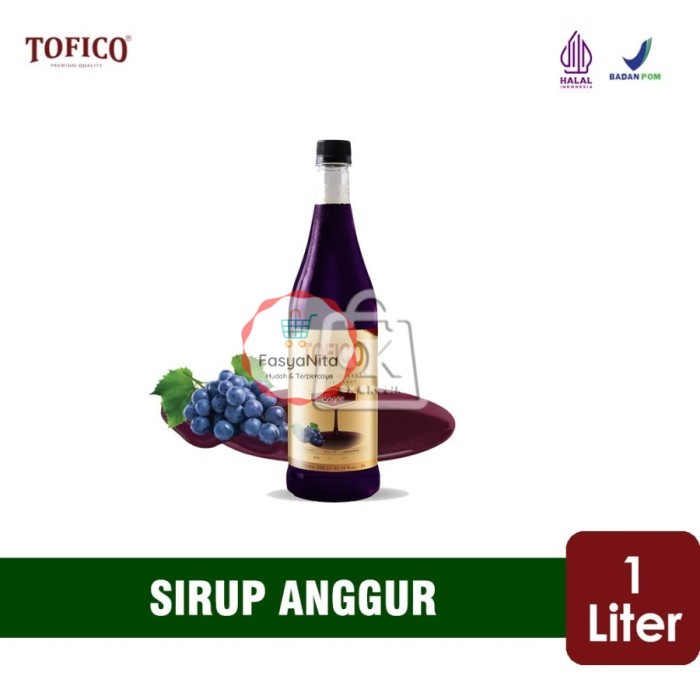 

Sirup Rasa Anggur Tofico / Grape Syrup (Botol Plastik 1 Liter) - FasyAnita Mart Denpasar