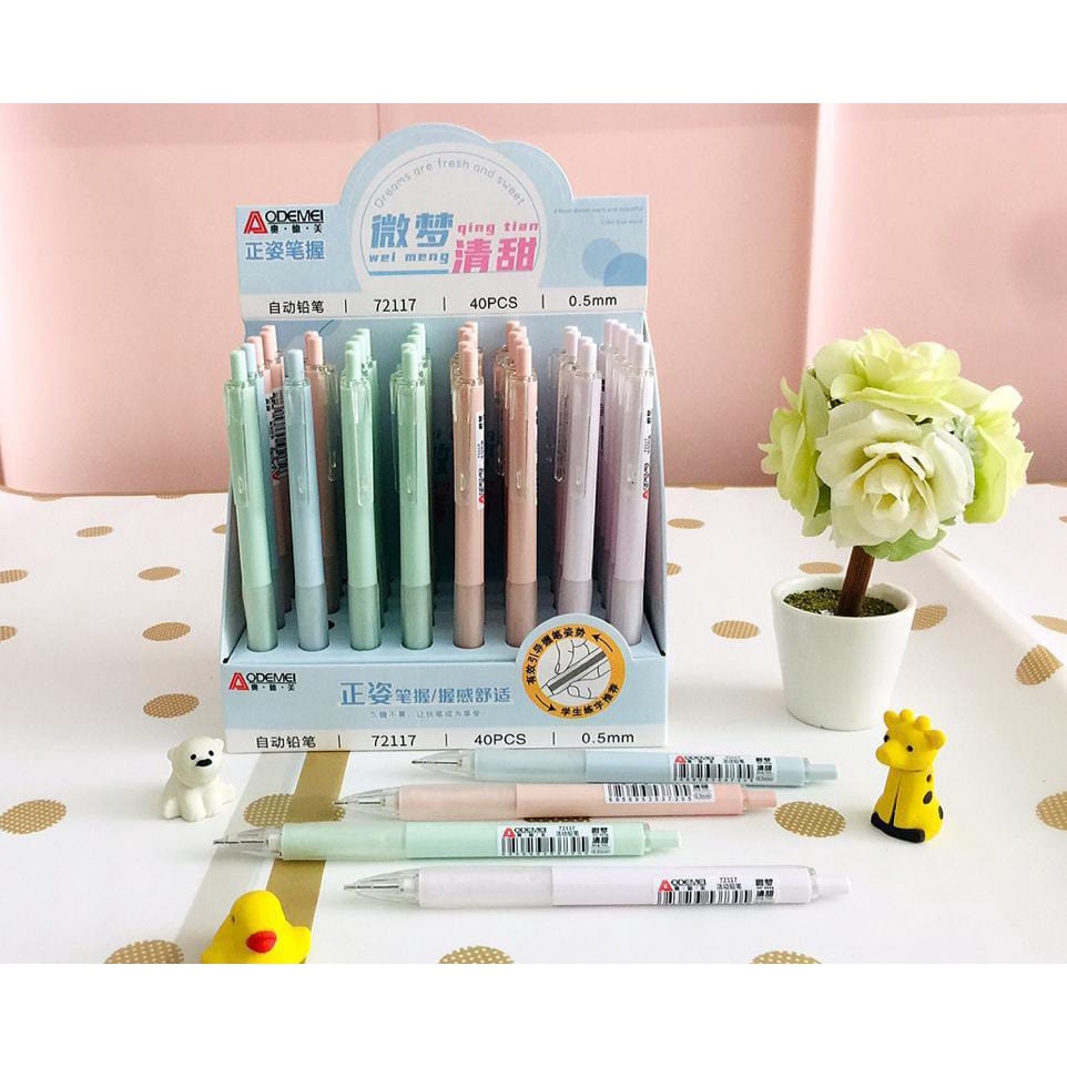 

(1 BUAH) PENSIL PILOT WARNA PASTEL AODEMEI / PENSIL MEKANIK 0.5 MM
