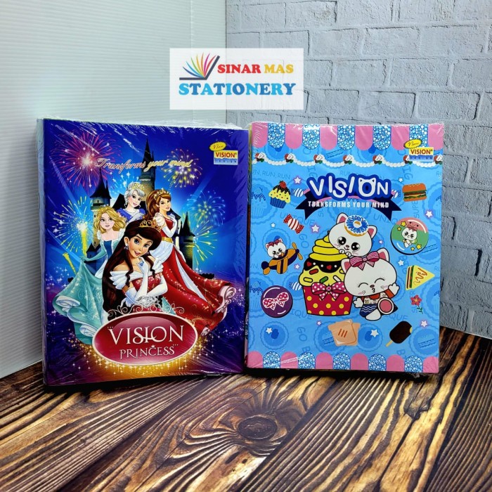 

Buku Tulis Vision 38 lembar Ukuran Buku kwarto / Kecil Pak