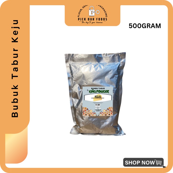 

NEW Promo Best Seller Bubuk Tabur Keju / Bubuk Tabur keju / cheese powder 500gr