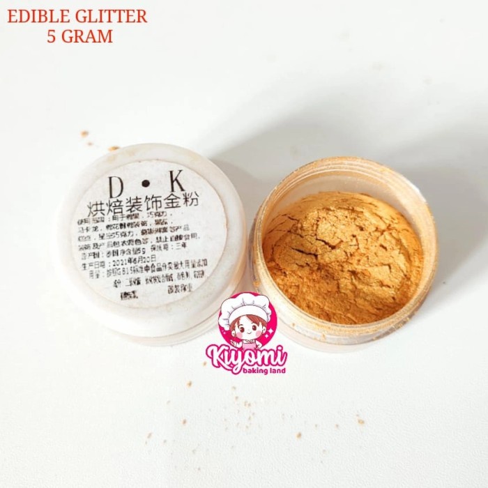 

Promo Bisa COD Edible Gold Glitter Serbuk Emas Hiasan Kue Bisa Dimakan 5 Gram