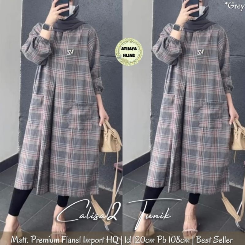 Calisa Tunik Best Seller By Athaya Hijab