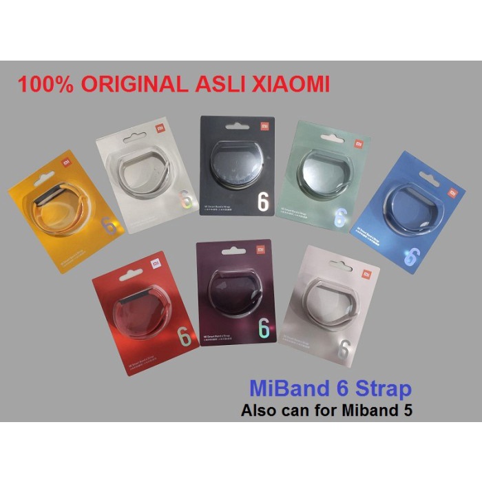 Anggit XIAOMI Strap Miband 6 Mi Band 6 Strap Original - Hitam, OEM