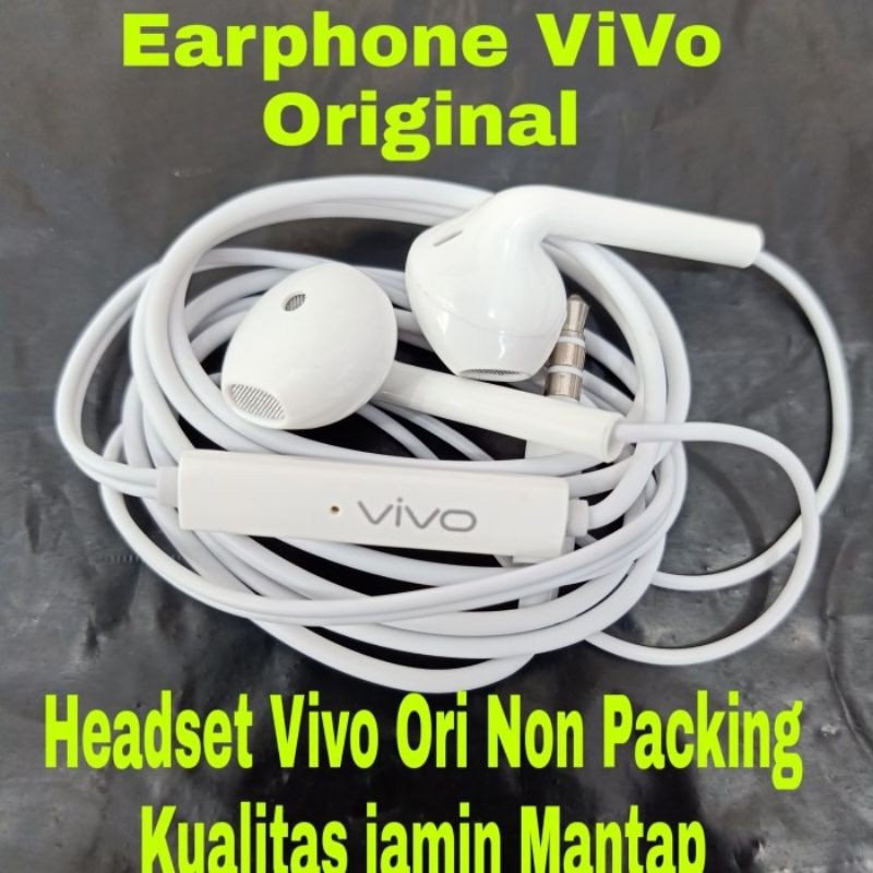 Handsfree Vivo Model Eaphones Headset Vivo Buat Semua Hp Headset Universal Suara Super Bass