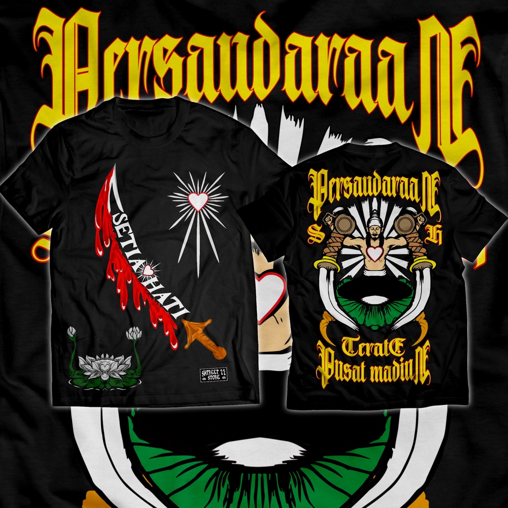 KAOS PSHT LAWASAN SH TERATE FULL PUNGGUNG TSHIRT PSHT LAWASAN PUSAT MADIUN TERBARU DISTRO ORIGINAL B