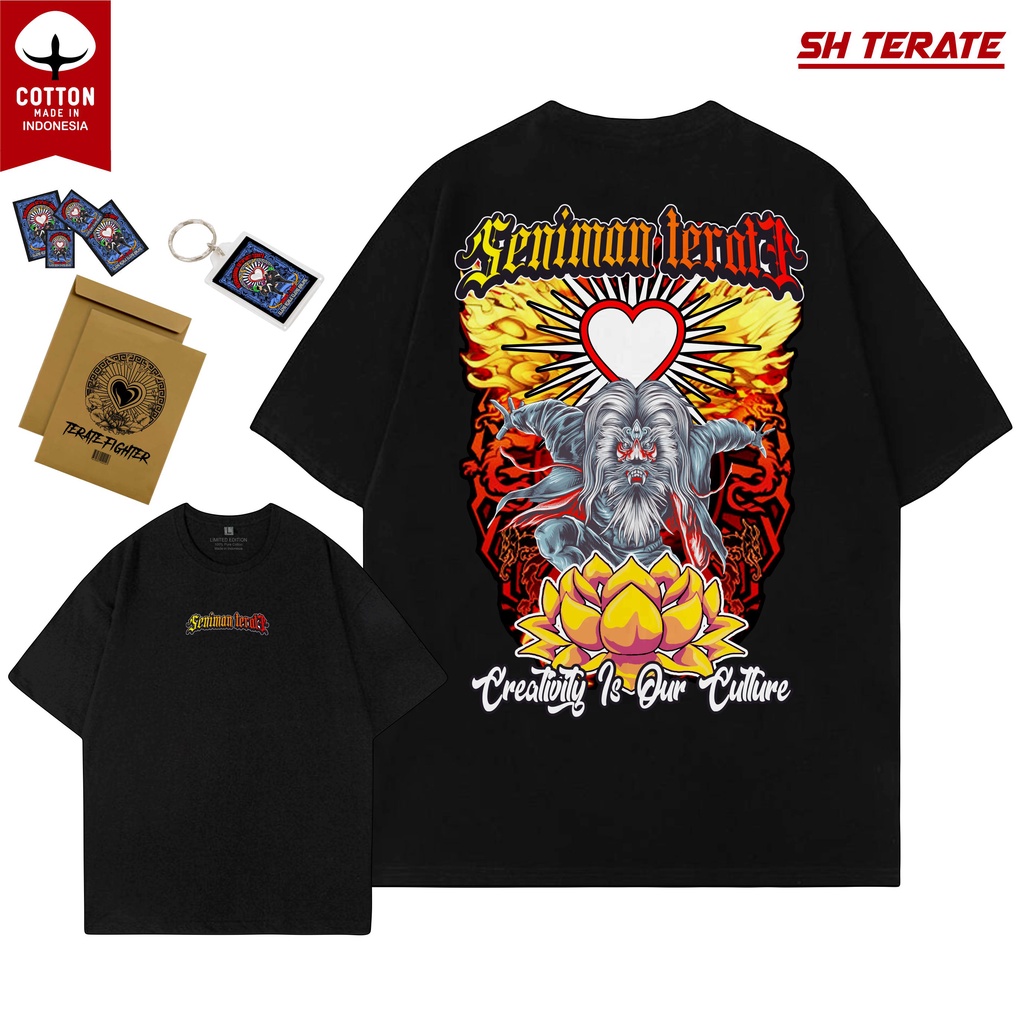 Kaos SH Terate SENIMAN TERATE Kaos Raja Tega Terjal Setia Hati Terate PunkSHter
