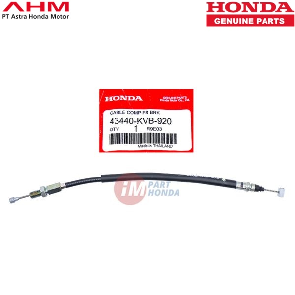 MURAH kabel rem pendek cbs - Cable Comp FR Brake vario 110 techno karbu vario 125 old lama 43440-KVB