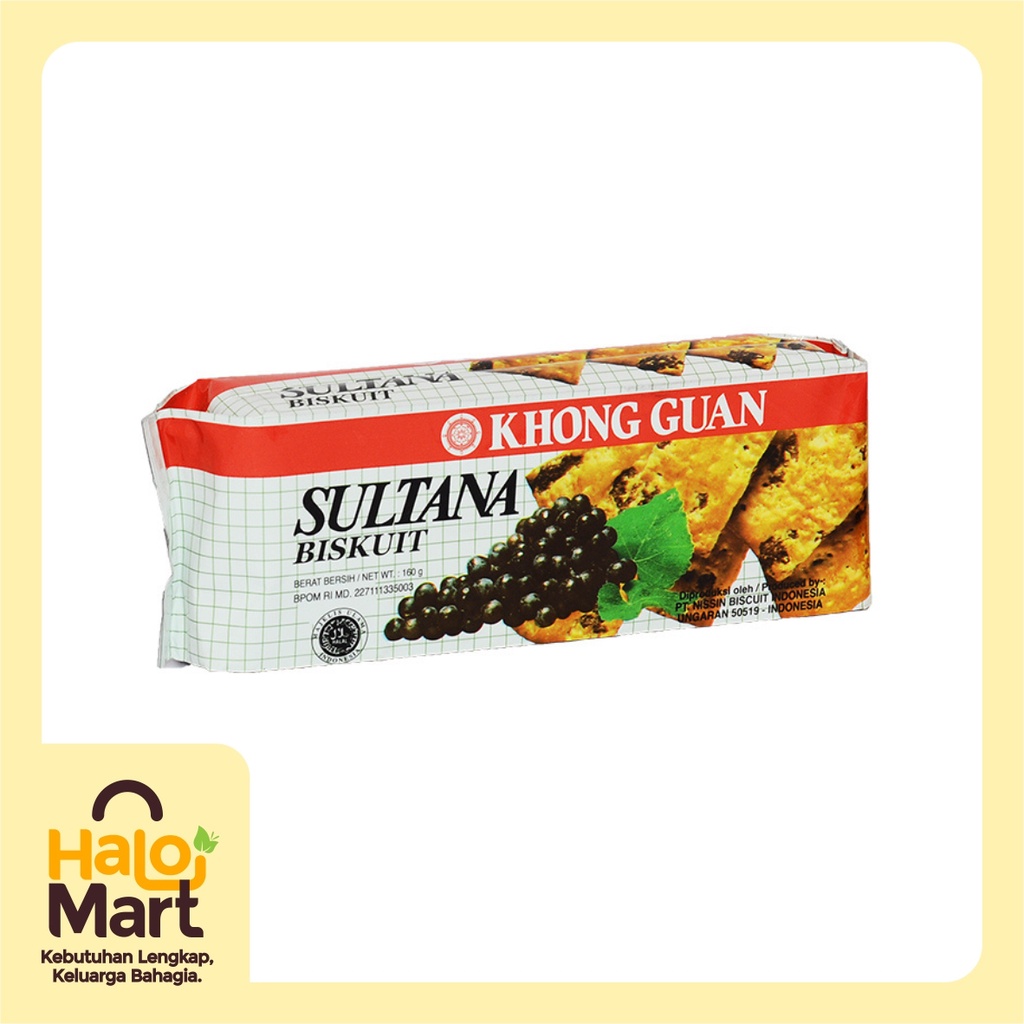 

KG SULTANA BISKUIT 160 GR