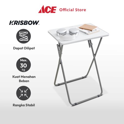 Krisbow Meja Lipat Personal - Putih