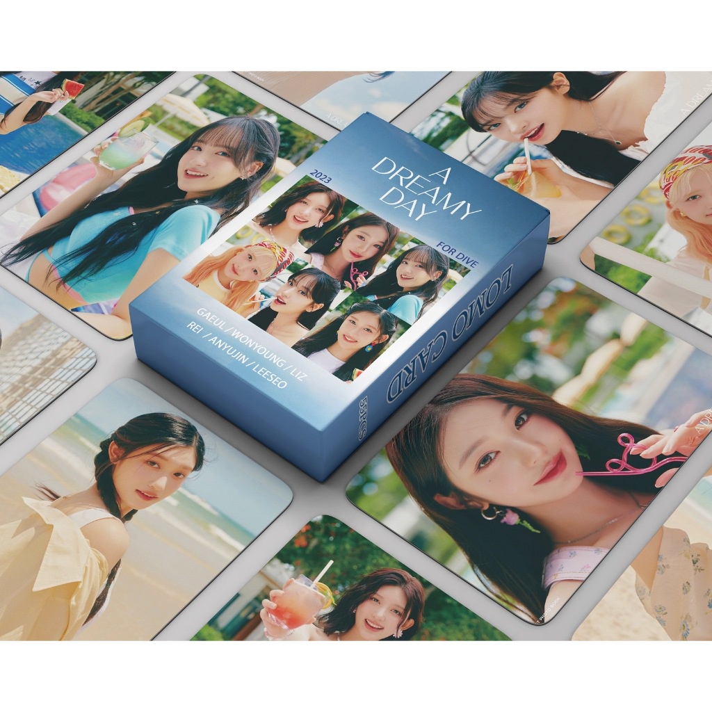 IVE A DREAMY DAY PHOTOCARD LOMO CARD PHOTO KARTU FOTO PC DIVE MURAH 54 PCS 54PCS