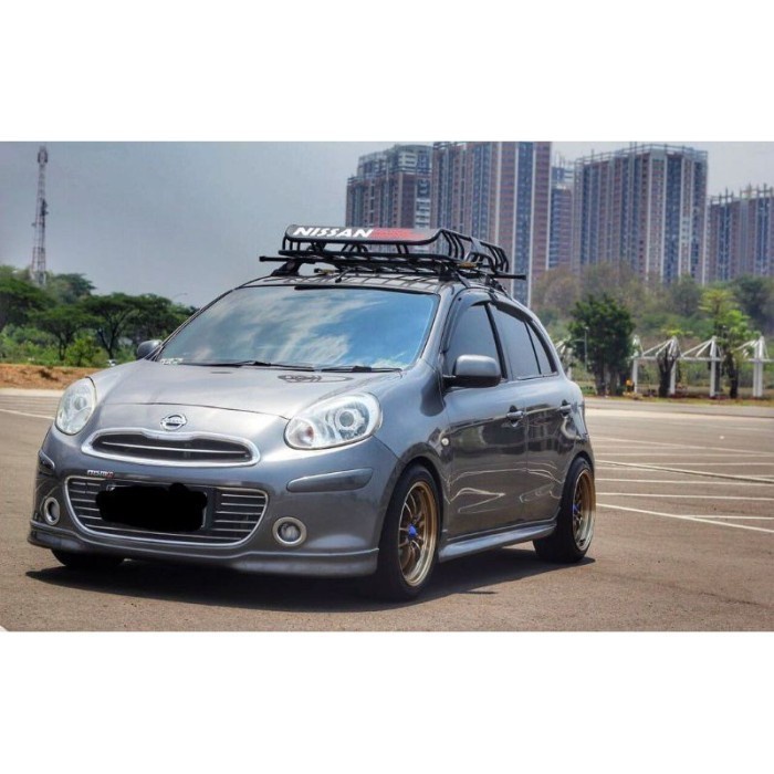 bodykit nissan march nismo tahun 2009-2011 DEPAN saja