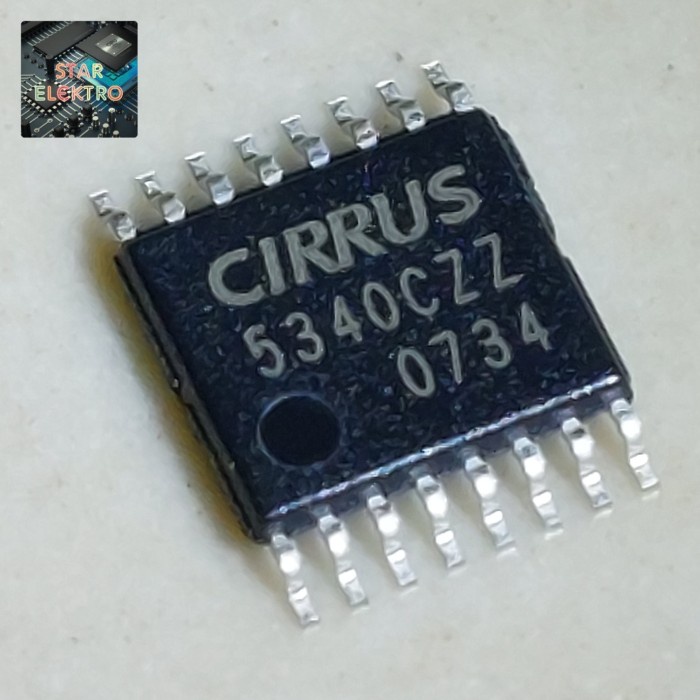 5340CZZ TSSop-16 SMD CS5340-CZZ CS 5340 CZZ Cirrus Logic IC AC DC Conv