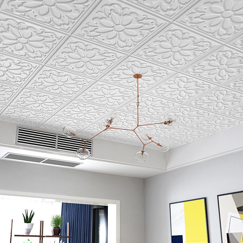 HL0539 Wallpaper 3D FOAM Wallpaper Dinding 3D Motif Foam Batik Bunga More High Quality Wallfoam 3D