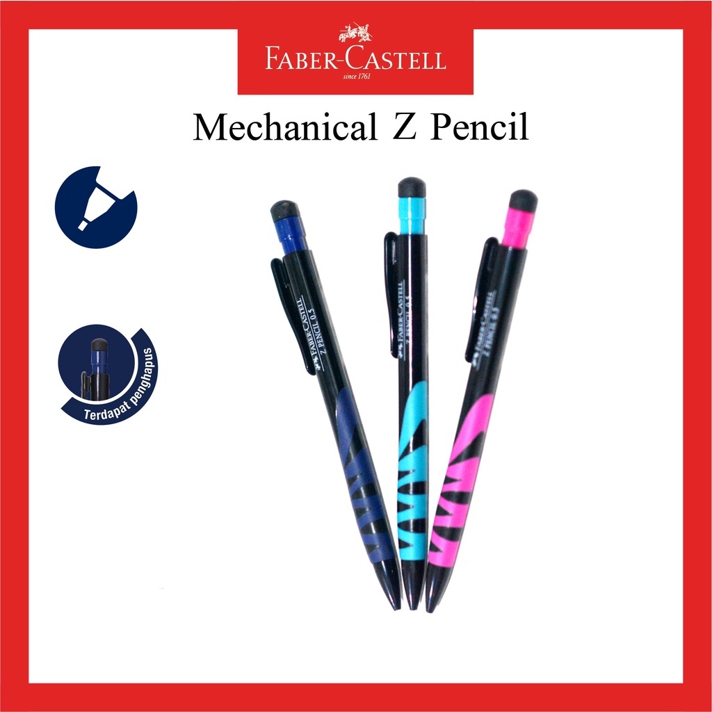 

Pensil Mekanik Faber Castell Z Mechanical Pencil 0.5