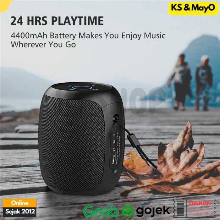 Zealot S53 Speaker Aktif Bluetooth 5 Portable Stereo Waterproof