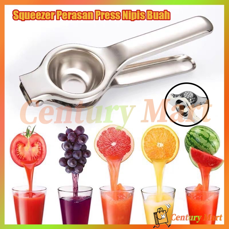 Alat Pemeras Jeruk Dan Lemon Stainless Steel / Squeezer Perasan /Press Nipis Buah / Lemon Juicer
