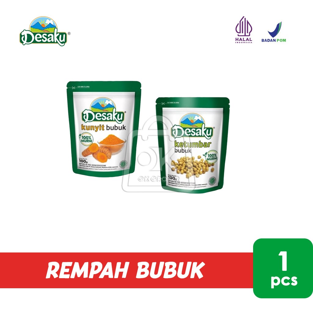 

Desaku Rempah Bubuk Sachet Bubuk Instant (Pouch 100gr)