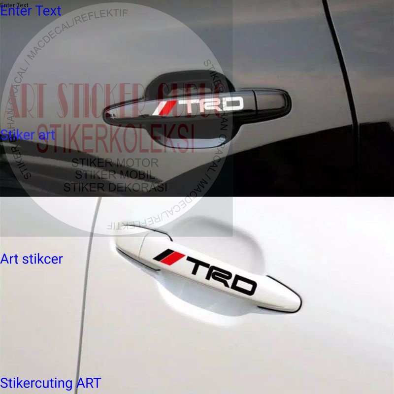 Stikercuting Stiker tulisan tdr Stiker mobil stiker keren