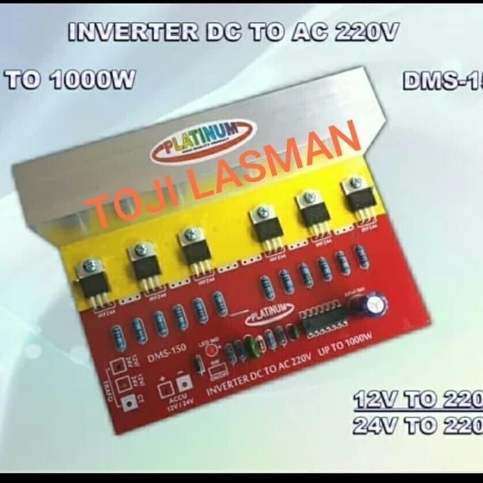 kit pcb inverter dc 12v 24v to ac 220v 12 24 220 v volt ac dc inverter