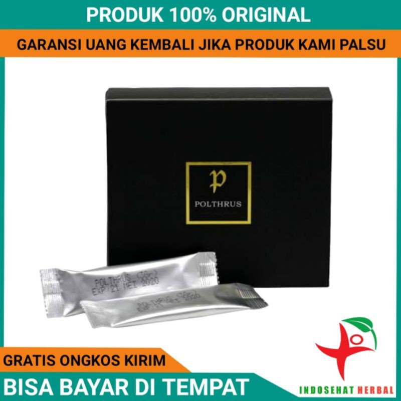 POLTHRUS ORIGINAL OBAT KUAT PRIA TAHAN LAMA ISI 10 SACHET | BENTRAP(GRATIS ONGKIR)