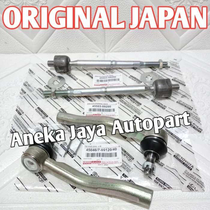 Tie rod end + 2pcs long tie rod rack end Vios old gen1 gen 1 original