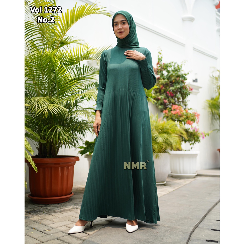 NMR Gamis Plisket Diamond Vol 1272-2-2