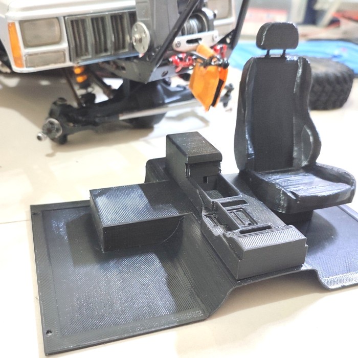Floor Deck Interior RC Hardbody Cherokee XJ Commanche Scale 1/10 Axial