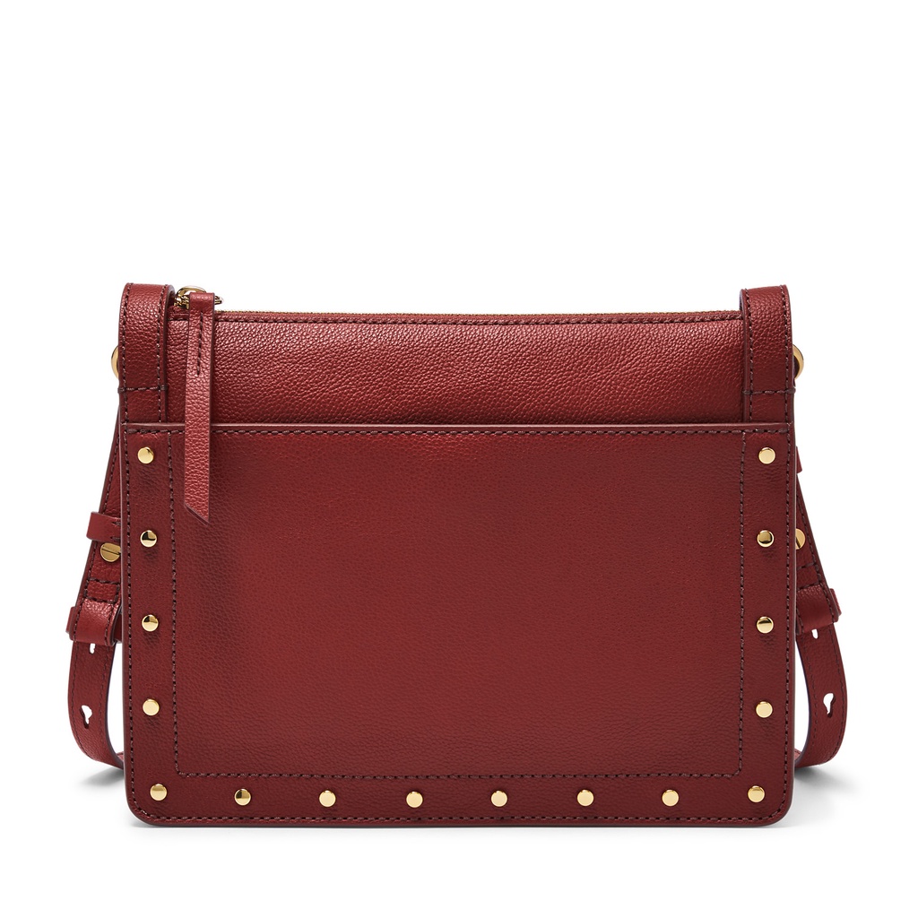 Fossil Taryn Leather Crossbody Scarlet Tas Selempang Wanita - ZB1963-602